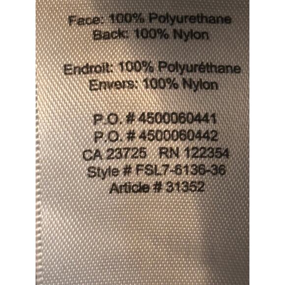 Wilfred Free Faux Leather High Waisted Leggings Black Skinny Fit Size Small - Picture 4 of 8